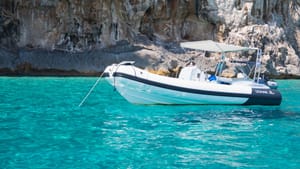 From Arbatax: RIB trip between Cala Luna and Cala Goloritzé