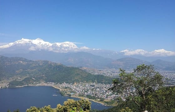 The World Peace Pagoda in Pokhara
