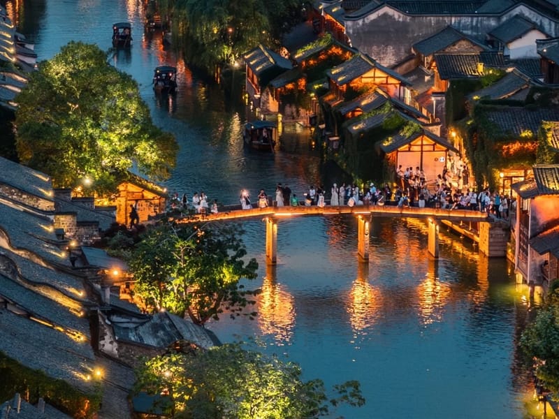 Shanghai: Nanxun Water Town & Tea Trail Private Day Trip
