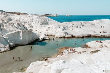 Milos Island from Chania