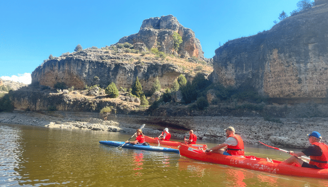 Kayaking in River Duraton Segovia 4