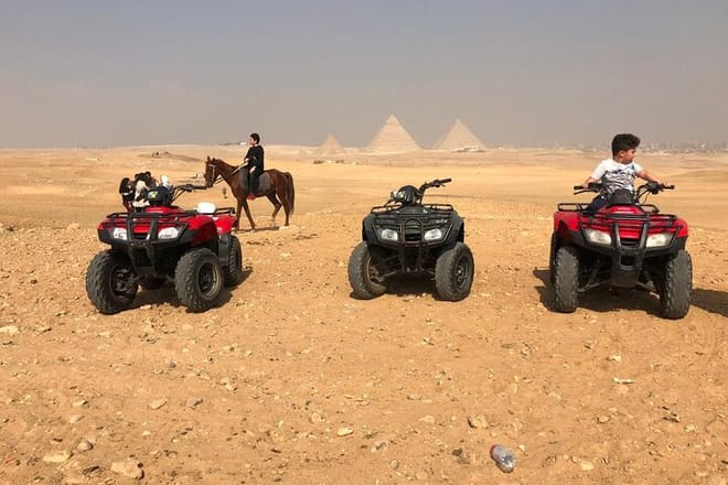 Private day ,Quad bike adventure tour to Giza Pyramids from Cairo 9