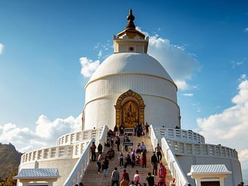 Private Hiking and Boating Tour at Peace Pagoda, Pokhara