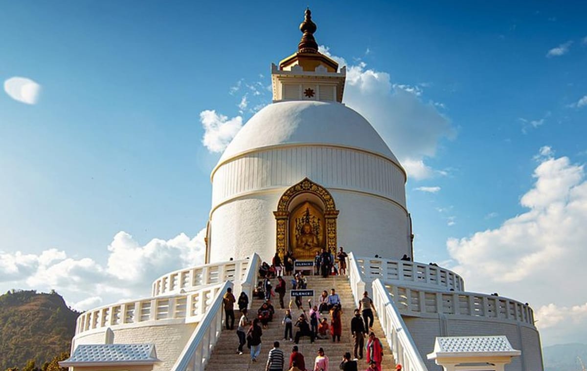 Private Hiking Tour to Peace Pagoda Including Fewa Lake Boating