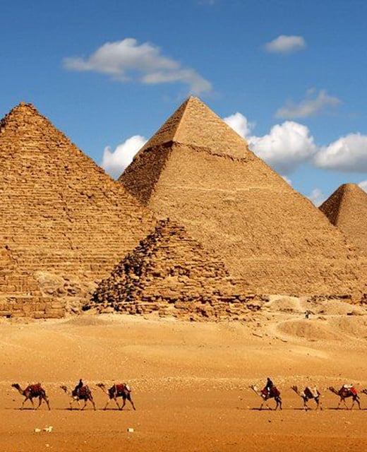 The Pyramids of Giza, Cairo