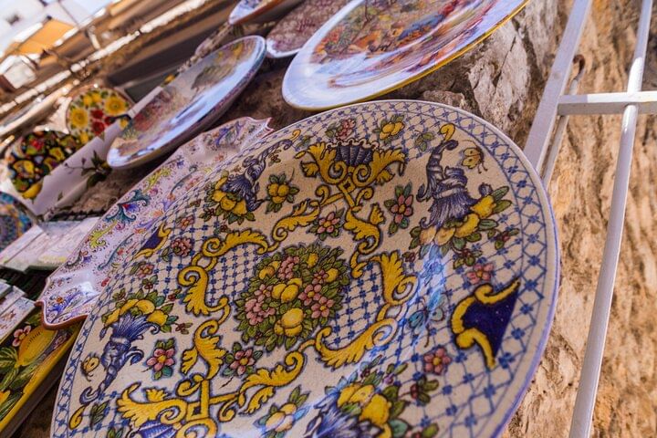 Positano and Amalfi Sea View from Pompei and Vico Equense with Ravello Option