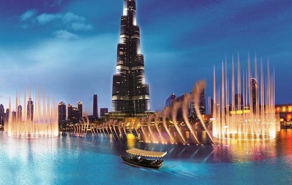 Private Dubai Night tour with photo stop at Burj Al Arab,Burj Khalifa & Atlantis