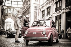 1 Hour Vintage Fiat 500 Slow Tour in Milan