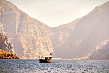 Musandam Khasab Full-Day Dhow Cruise Tour from Dubai