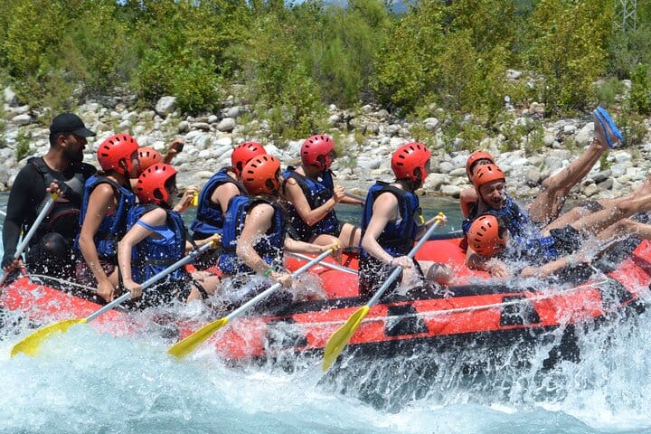 Canyoning Rafting Zipline Adventure Tour from Alanya