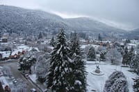 Chapelco Hill during winter time