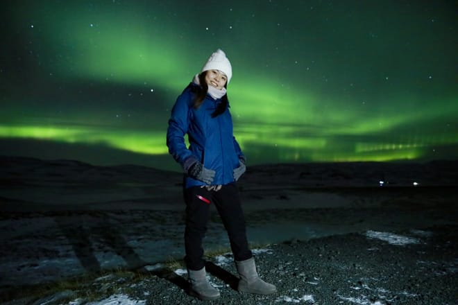 Picture perfect night for northern lights
