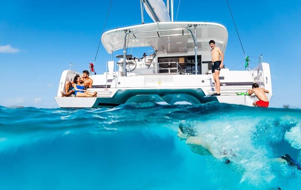 Catamaran Day and Sunset Cruise in Tourlos, Greece