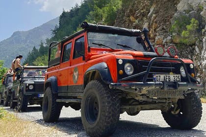 Rafting, Ziplining, Jeep & Quad Safari with Transfer from Alanya