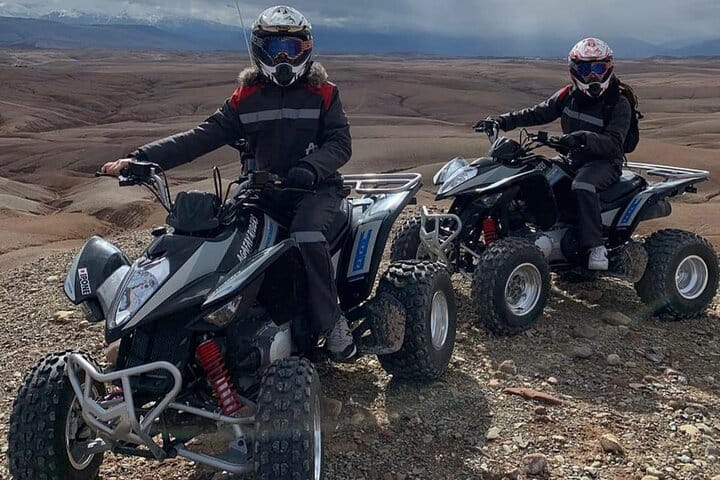 Agafay Quad and Sunset Camel Tour with Dinner Show from Marrakech