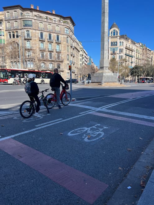 bike lane diagonal barcelona letango tours