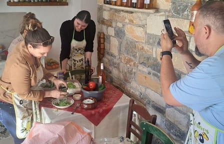 Cretan Flavors – Cooking Lessons and Wine Olive Oil Tasting