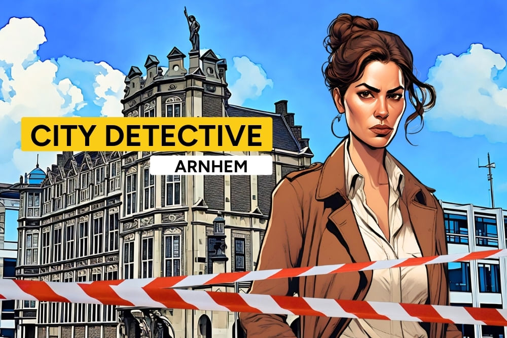 The introduction cover photo of the Arnhem Scavenger Hunt City Detective by Qugato.