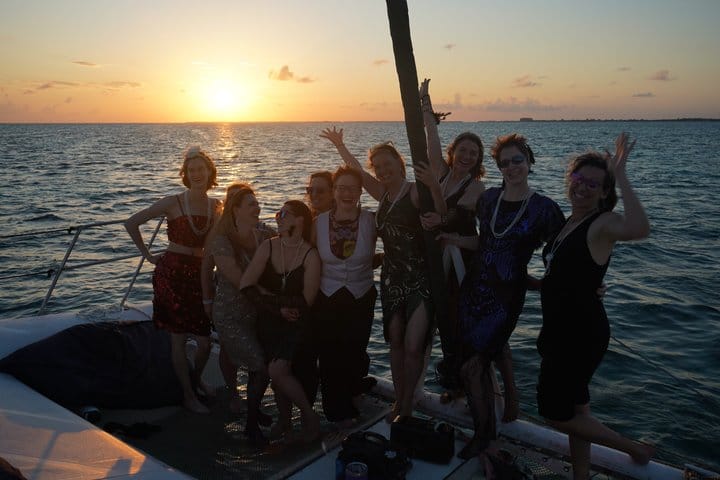 Belize Sunset Catamaran Drinks Ceviche and Ocean Views 3