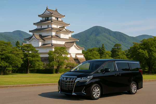 Aizu Wakamatsu Private Vehicle Service with Restaurant Reservation