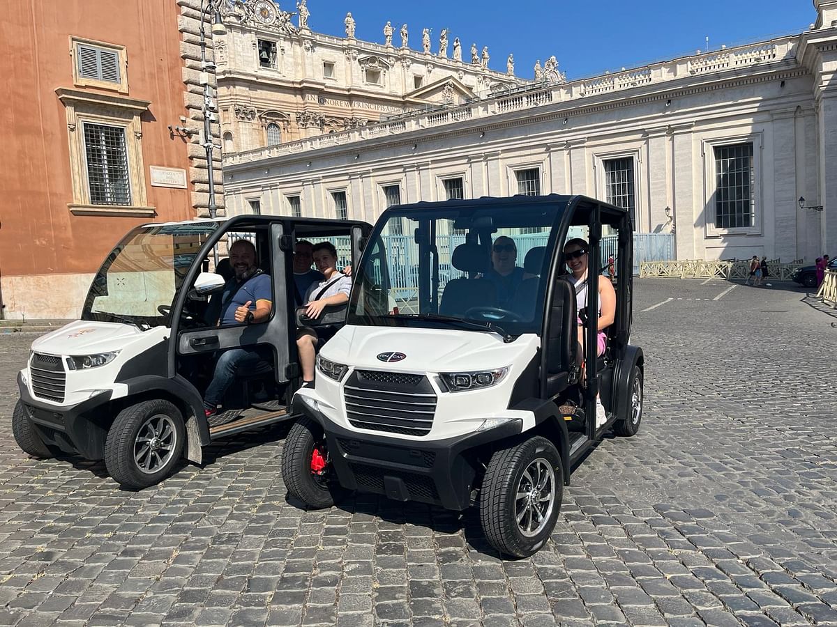 Private Golf Cart Tour of Rome: Explore Iconic Sights & Catacombs