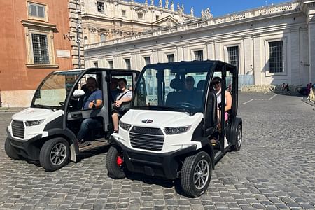 Private Golf Cart Tour of Rome: Explore Iconic Sights & Catacombs