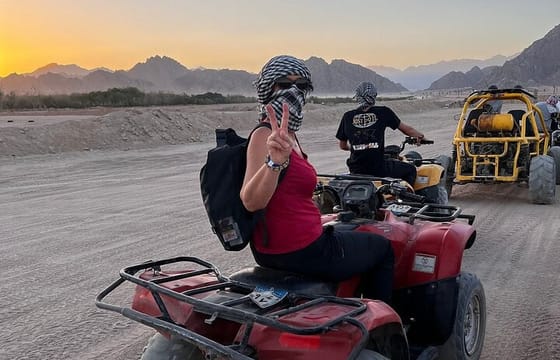 Morning Trip Hurghada Desert Tour by ATV, Pick-up