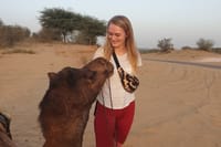 Guest with Camel.