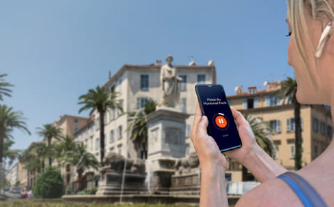 Ajaccio Audio Guided Walking Tour with 18 Historic Insights