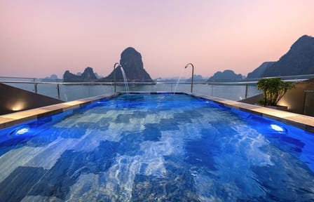Luxury Day Cruise to Halong Bay and Lan Ha Bay