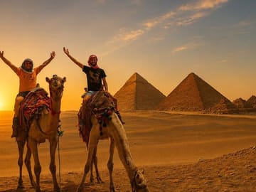 Private Camel Ride and Nile Lunch at Giza Pyramids