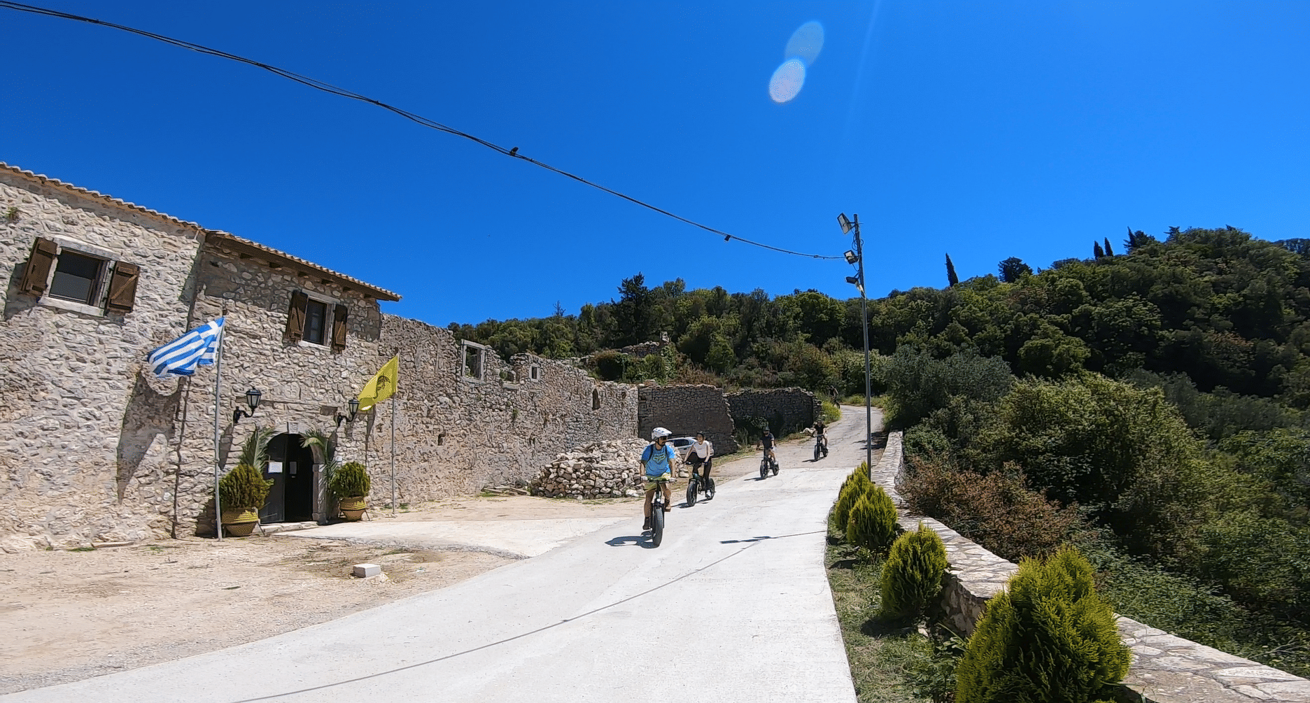 E-bike Guided Tour Lefkada - Visit Historical Monasteries