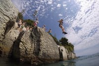 Deep Water Soloing &amp; Cliff Jumping in Split with Given2Fly Adventures