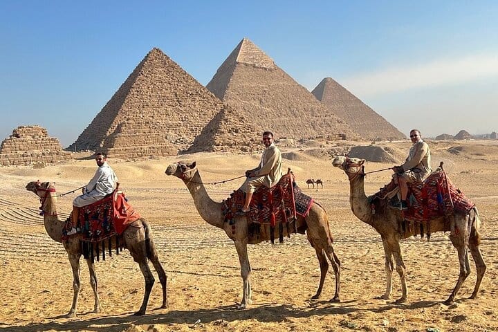 Private Giza Pyramids & Saqqara Tour with Camel Ride