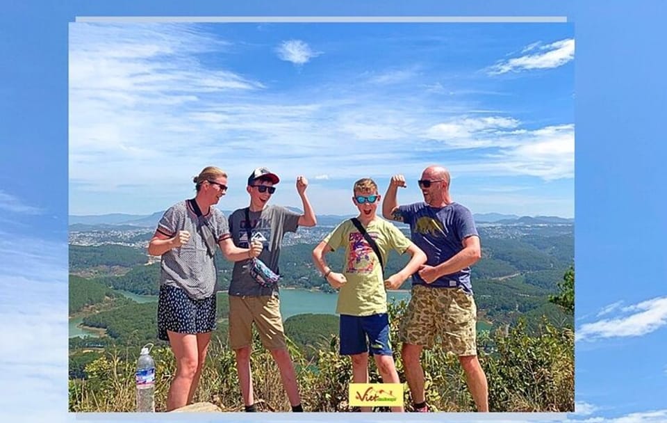 Trekking Pinhatt and Kayaking Tuyen Lam Lake in Dalat