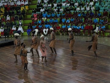 This is a kikuyu marriage ceremonial dance.