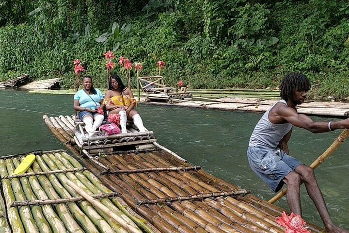 Bamboo Rafting with Limestone foot or Full Body Massage in Montego Bay
