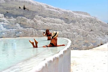 Pamukkale tour w. Entrance, Lunch & Transfer from Kemer