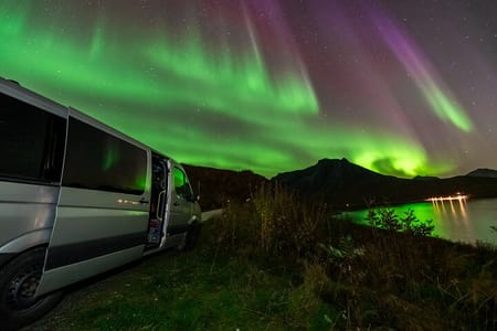 Tromso Cruise Excursion Northern Light Tour with pickup & photos