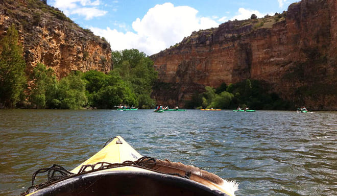 Kayaking in River Duraton Segovia 8