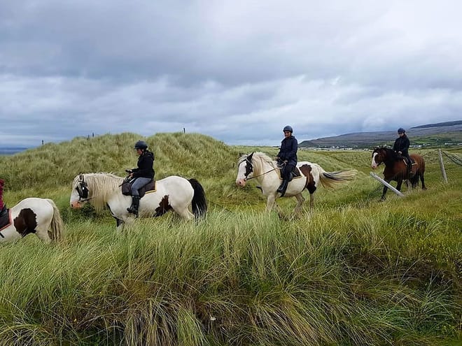 Horse riding the mountain trail. Clare. Guided, 2 hours 2