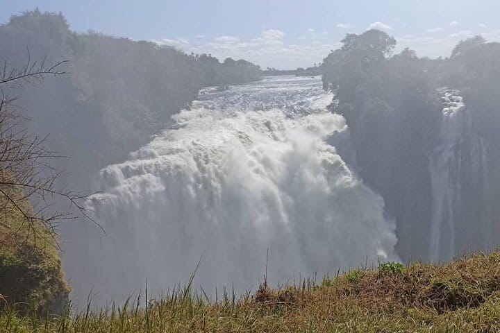 15 minutes scenic helicopter flight above Victoria Falls-Zimbabwe