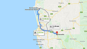 Colombo Airport (CMB) to Hanwella City Private Transfer