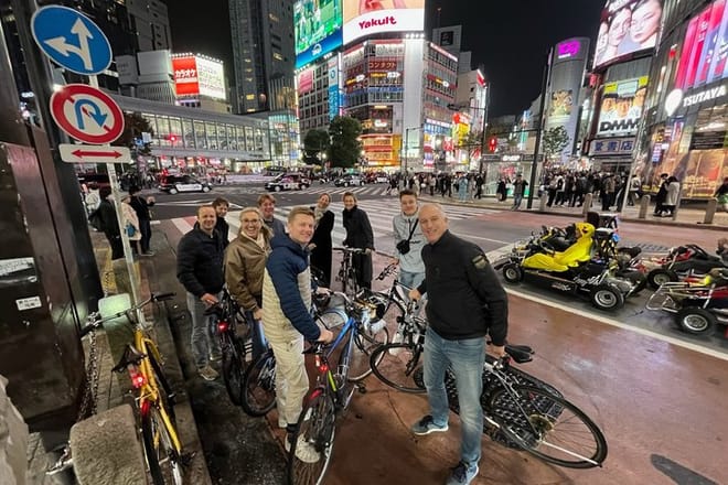 2-Hour Tokyo Night Bike Tour: Shibuya, City Lights & Tokyo Tower photo 6