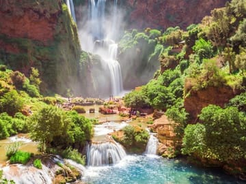 From Marrakech: Day Trip to Ouzoud Waterfalls Guided & Boat Ride