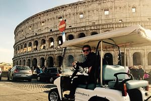 Evening Golf Cart Tour of Rome with Drinks Small Group Tour