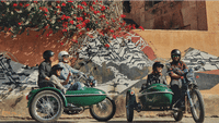 ½ Day : Desert Ride on Vintage Sidecar Moto | Private & Luxury	 1