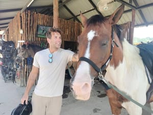 Horse Lesson+Riding+Doikham holy temple.Chiangmai