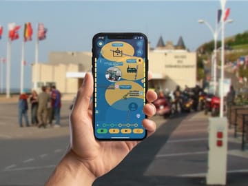 The Allied Landing GPS App Walking Tour Mobile Game