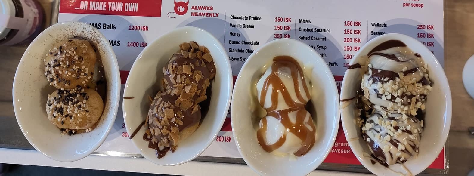 A picture of delicious artisan Ice Cream.